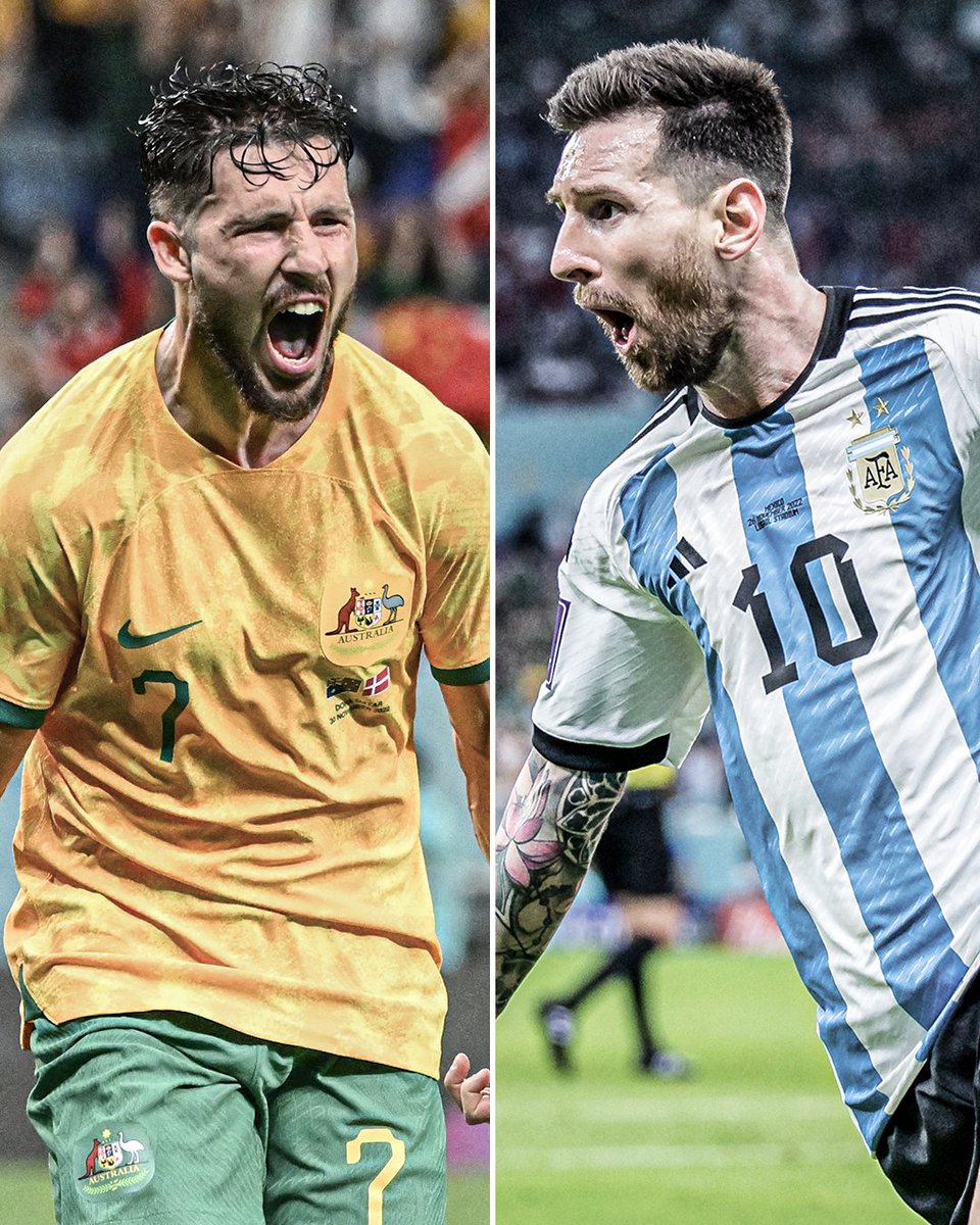 ESPNFC's tweet photo. POLAND vs. FRANCE and AUSTRALIA vs. ARGENTINA in the Round of 16 👀🍿 https://t.co/0CwblZe8YD
