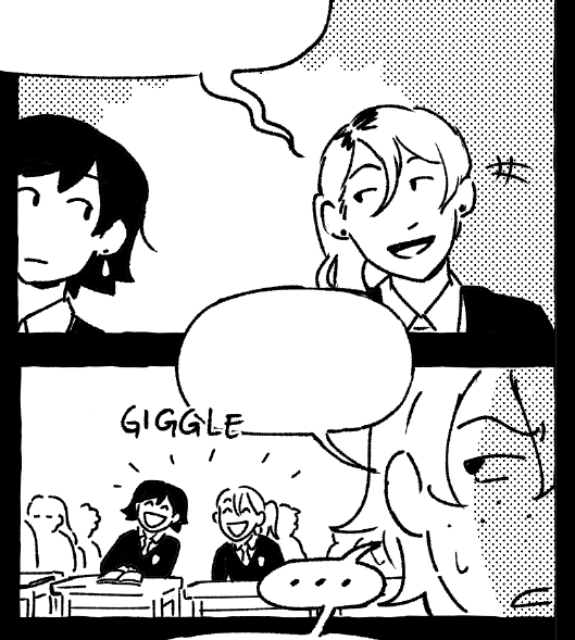 new page up for ko-fi members ;) i'm also soft launching my patreon which has a new tier where you can get a sketch pdf at the end of every month! the patreon tier starts at ~1.50 USD/month (2 CAD) and you'll be able to read new pages as they come out. linked below