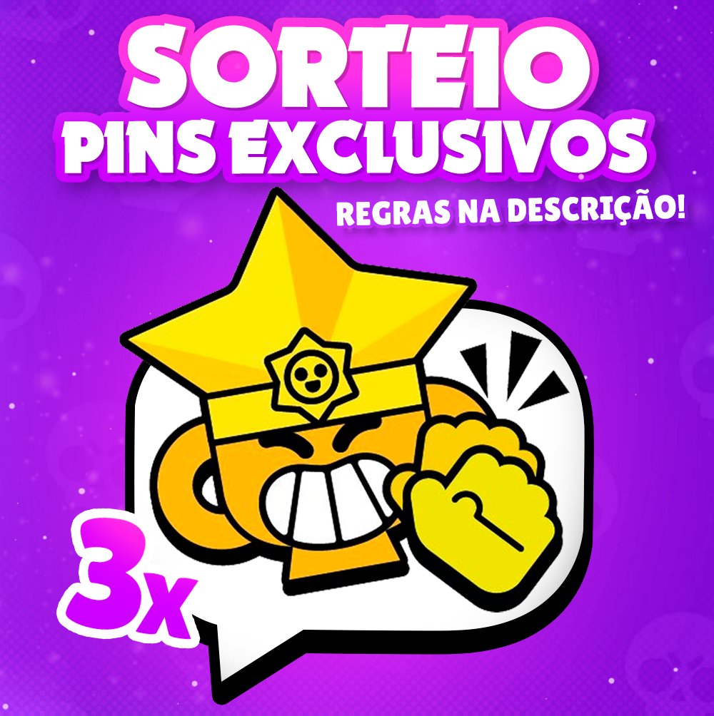 🏆 SORTEIO 🏆
TRÊS PINS EXCLUSIVOS DA FINAL DO MUNDIAL DE GRAÇA!!  

Regras:
🔹 Seguir: <a href="/prothagame/">Protha</a>
🔹 Dar RT e CURTIR esse post
🔹 Comentar seu brawler favorito
🔹 Se inscrever no meu canal: youtube.com/prothagame

Resultado: 03/12 #BrawlStarsGiveaway
