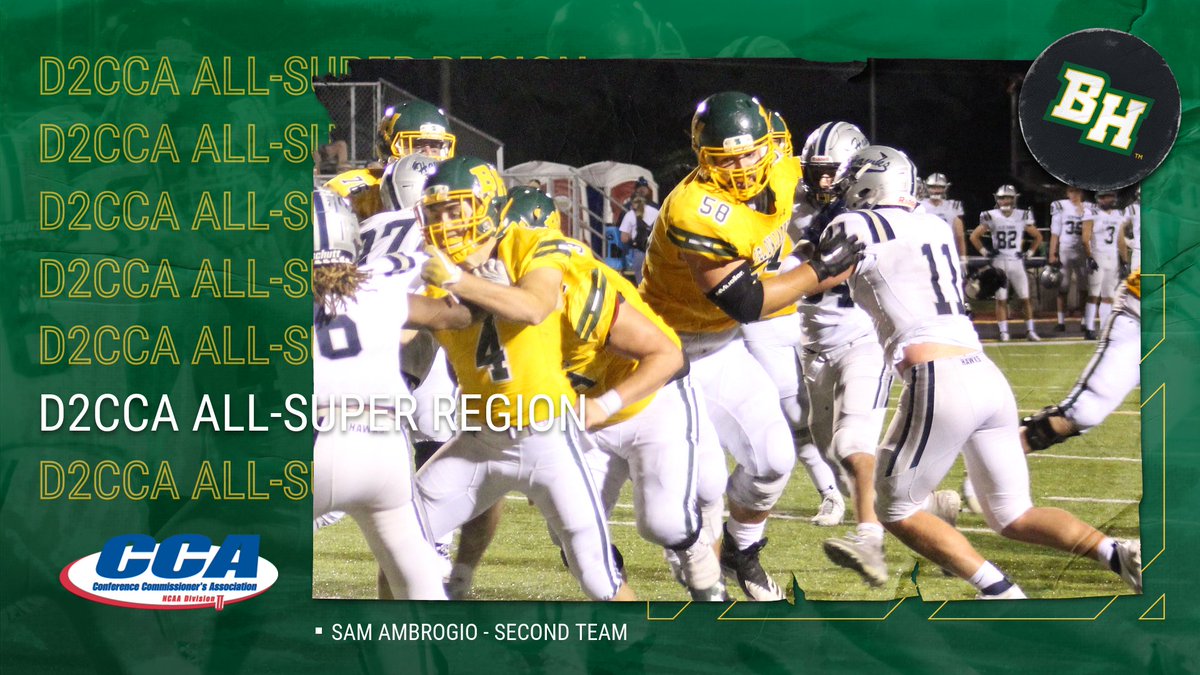 Congrats to Sam Ambrogio for earning D2CCA All-Super Region 4 Second Team!!!

📰 -> bit.ly/3UlZ9Jf

#ClimbTheHills