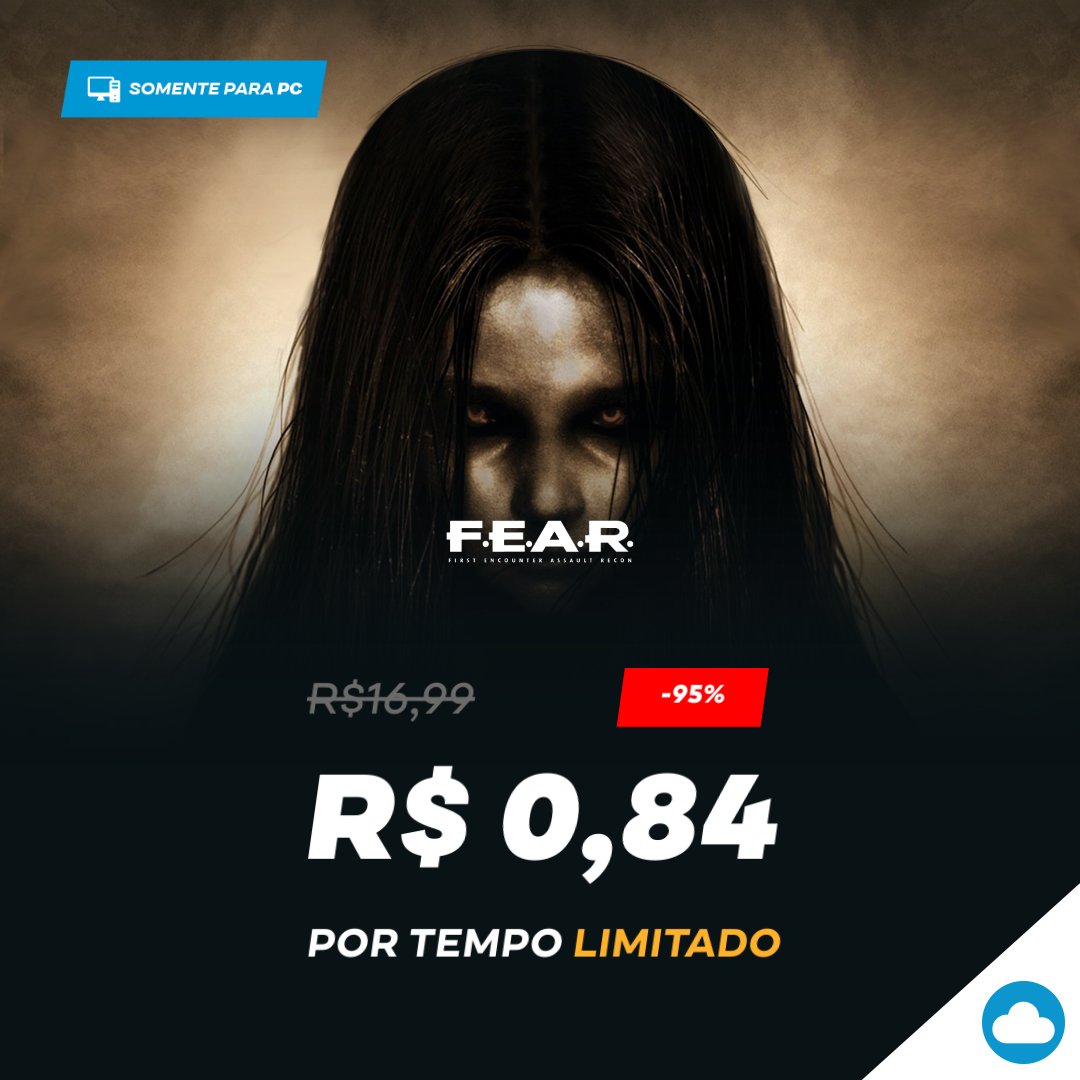 Mais barato que paçoquinha de marca boa 🤣

Aproveite o F.E.A.R POR MENOS de 1 REAL na Black da Nuuvem 😬

Nem se for pra acumular jogo na biblioteca pra nunca mais jogar, ou pra dar de natal pra alguém, vale a pena🤣

Por tempo LIMITADO.

EU QUERO: bit.ly/3uaqqDO