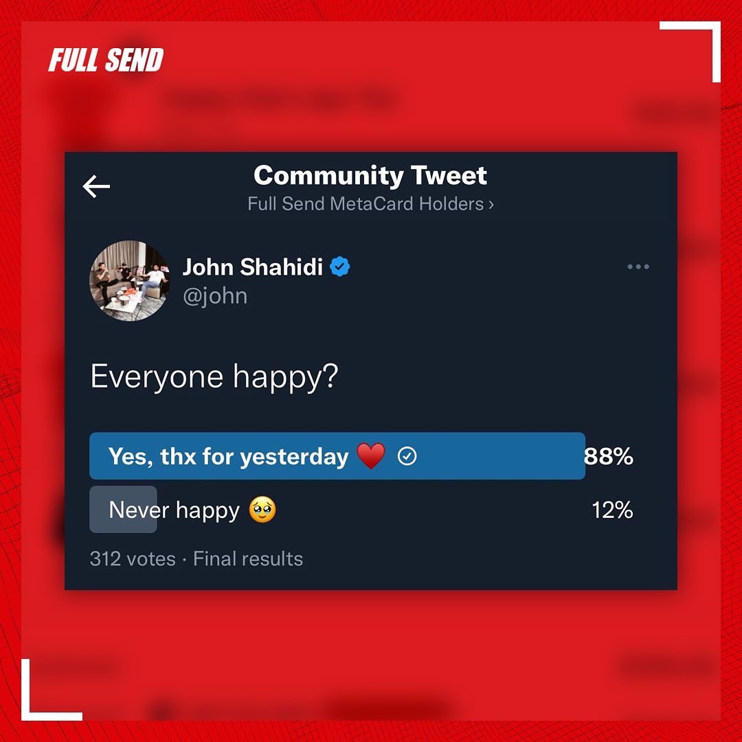 fullsendAF's tweet photo. MetaCard Holders received @happydad merch gift cards totaling over $250,000! 

If you haven’t already make sure to join our MetaCard Twitter Community: https://t.co/sSXf9l0iHj https://t.co/Negab1tBne
