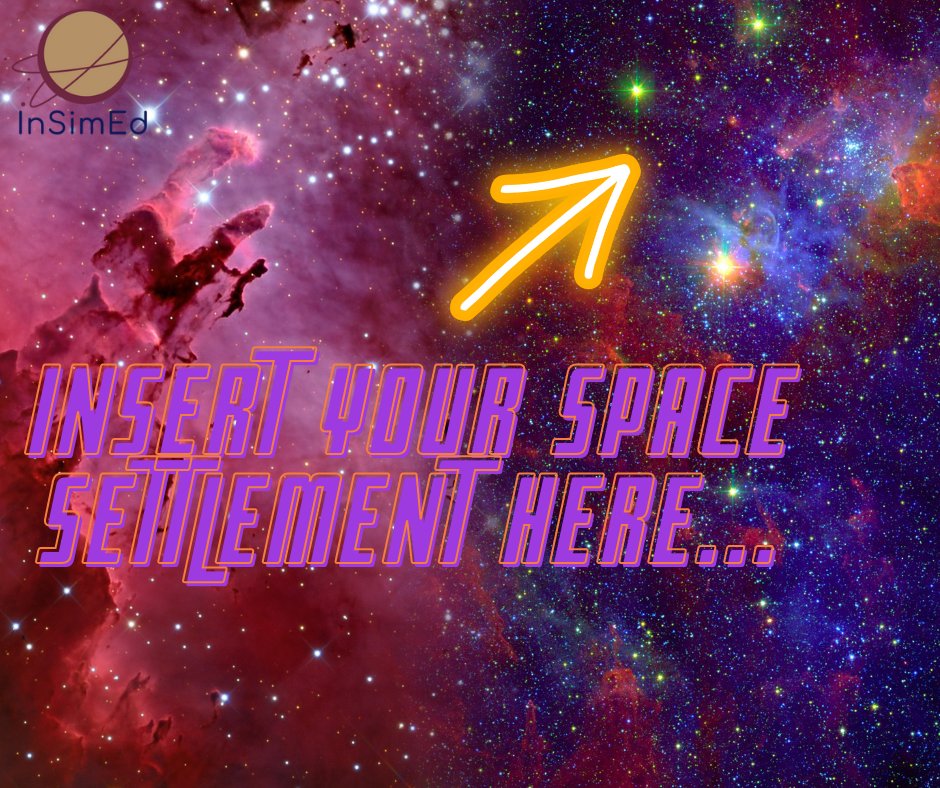 InSimEducation's tweet image. Where humanity lives in the future depends on who designs it. If you've ever wondered if you have what it takes to design a space settlement - now is your chance to find out!!

#STEM #STEMed #space #spaceeducation #spacestation #spacesettlement