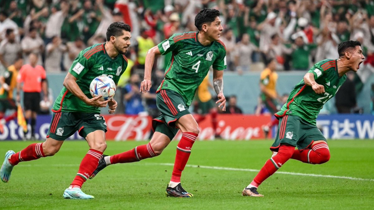 TelemundoSports's tweet photo. 😢 ¡NO SE PUDO!
🇲🇽 #MEX sacó el triunfo, pero no le alcanzó para meterse a 8vos.
¡Ve aquí las mejores jugadas del partido! ⏩ https://t.co/KA1Gk3bfDC
#ElMundialLoEsTodo #MundialTelemundo #Qatar2022 #KSAvsMEX https://t.co/lIKWME964x