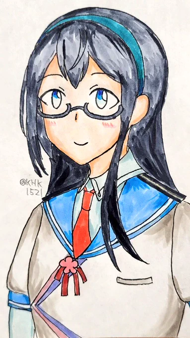 #見た人もなにか無言で大淀をあげる 