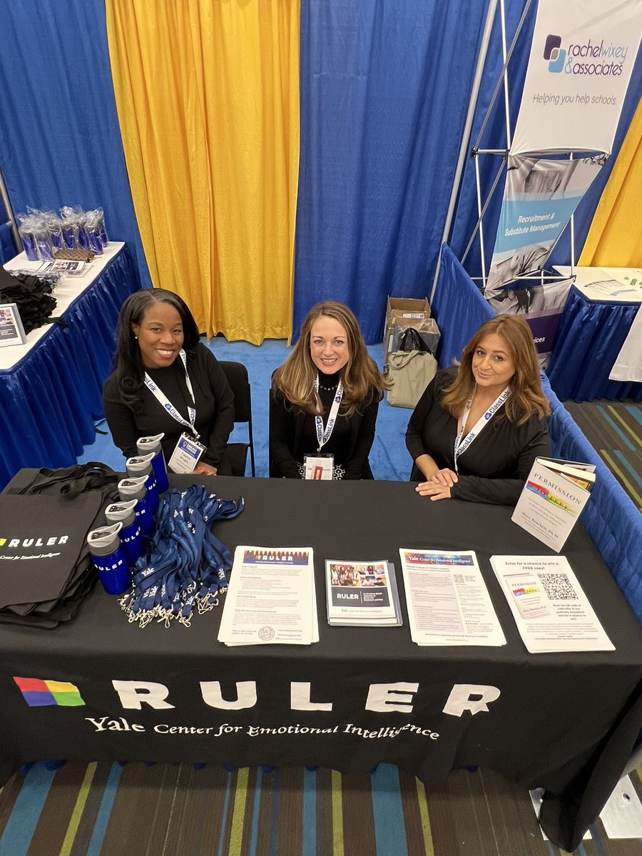 Come see us today and tomorrow during the <a href="/AESAnetwork/">AESA</a>’s annual conference. Learn more about RULER and enter for a chance to win @marcbrackett’s book #PermissiontoFeel. <a href="/YaleEmotion/">@YaleEmotion</a> <a href="/TashaPLPM/">Tasha Wright</a> <a href="/JackieLevinePV/">Jackie Levine</a> and <a href="/pnwboces/">PNW BOCES</a> are at booth #217!