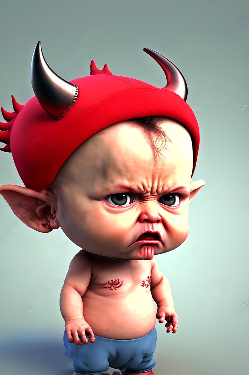 EmanateAIArt's tweet photo. Your baby is so adorable. Yes, really.
#AIart #aiartcommunity #AIArtwork #AIArtBomb #aiartweekly #digitalart #devilbaby #Satanic https://t.co/ofQlVEAjYl