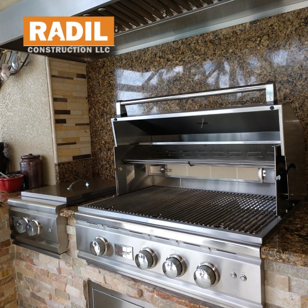 For high-quality custom outdoor kitchens, contact Radil Construction! 🙌

#cook #cooking #backyard #backyardcooking #outdoorcooking #bbq #barbeque #grills #barbequegrills #bbqlife #recipe #foodrecipe #bbqisland #bbqislands #outdoorparadise #outdoorliving
