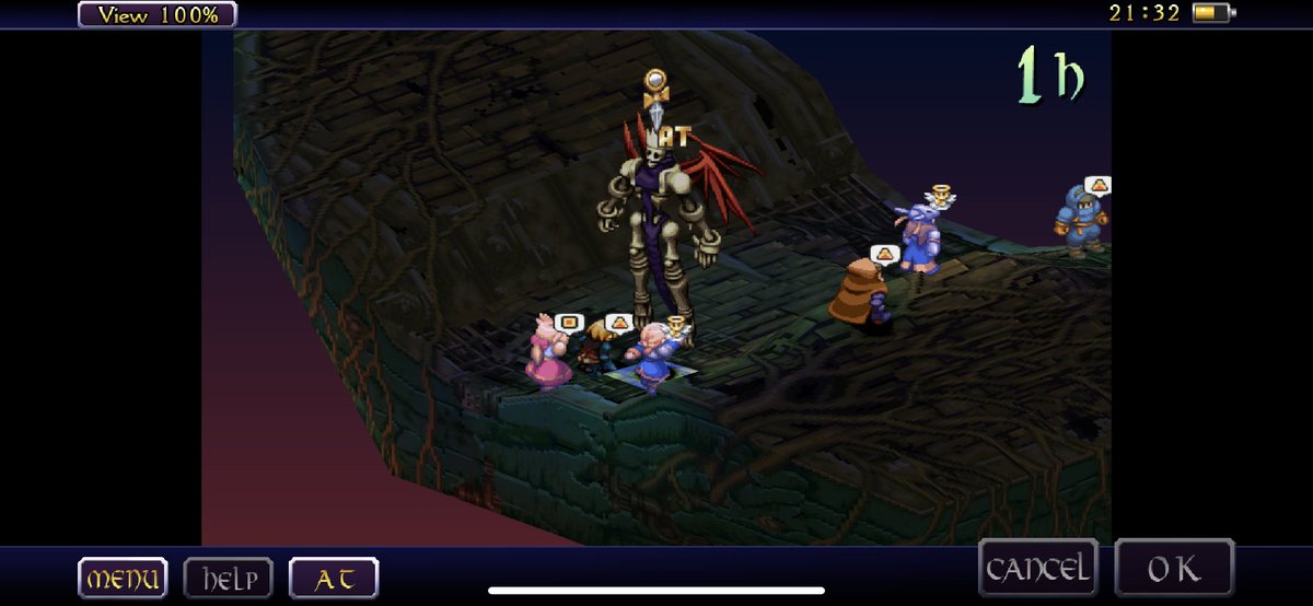 First time ever finishing #finalfantasytactics