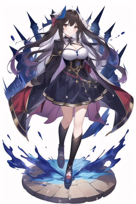 #NovelAI 
#AIイラスト 
狙った絵と違うものがどうしても出てしまう 