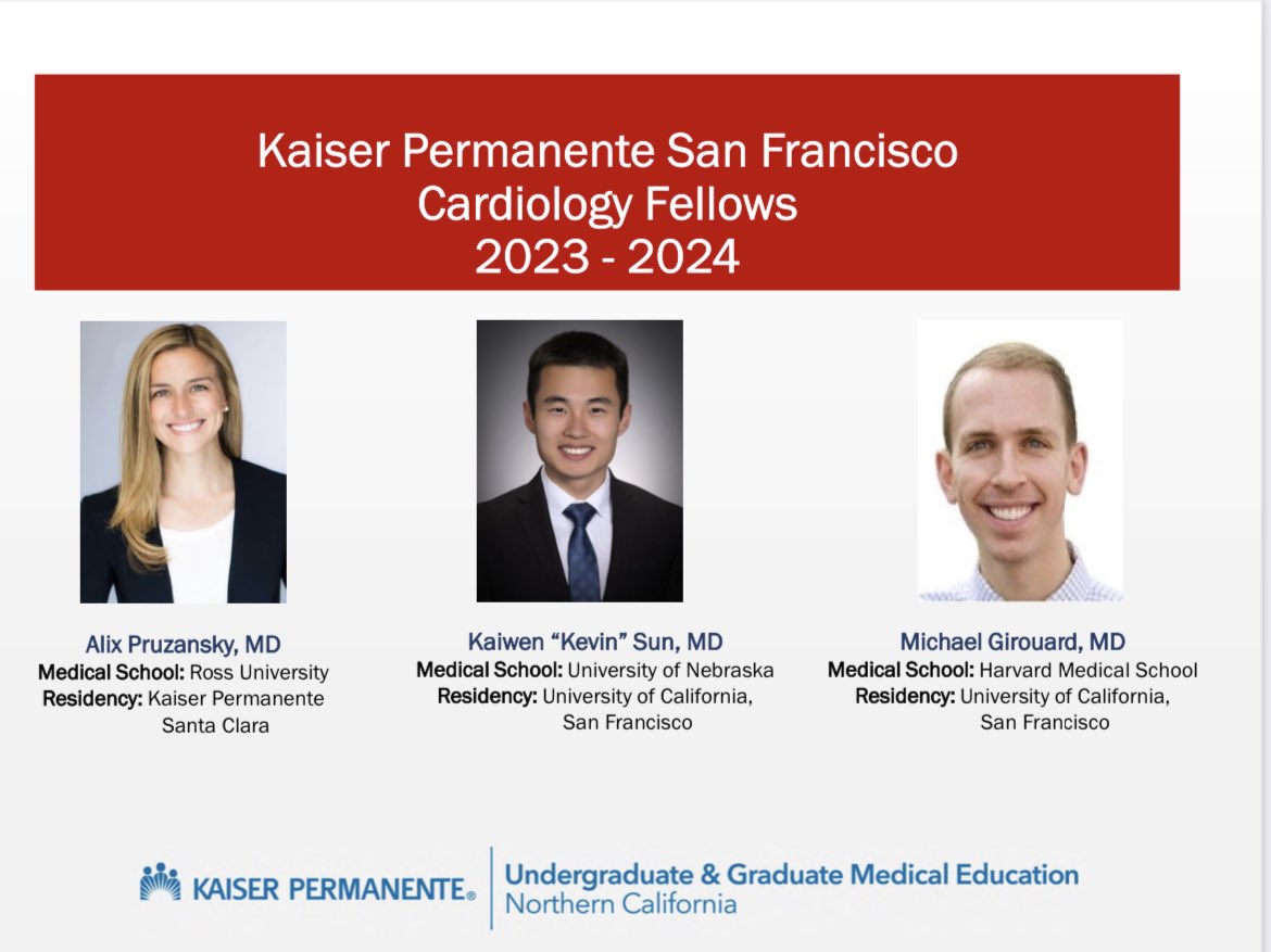 KPncalCVfellows's tweet photo. Please welcome our incoming fellows! We are so excited to have you on board! 🫀🫀🫀 #thrivinghearts @alixjpruzansky @MGirouardMD and Kevin Sun https://t.co/PtxosuJqLu