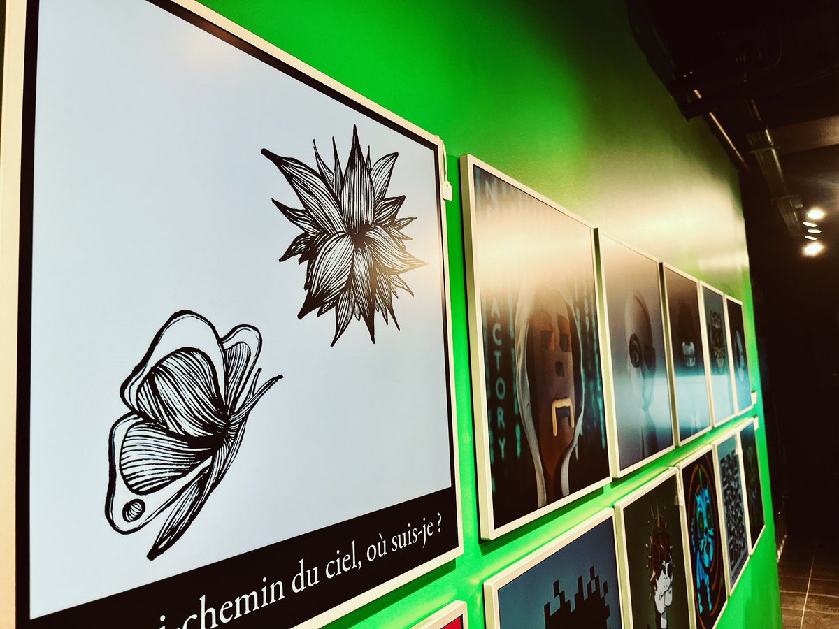 ysayat's tweet image. Thank you @NFTFactoryParis for this first #OpenScreen exhibition ! Amazing people and discussions, great artists and boiling #creativity ! #NFT #WAGMI