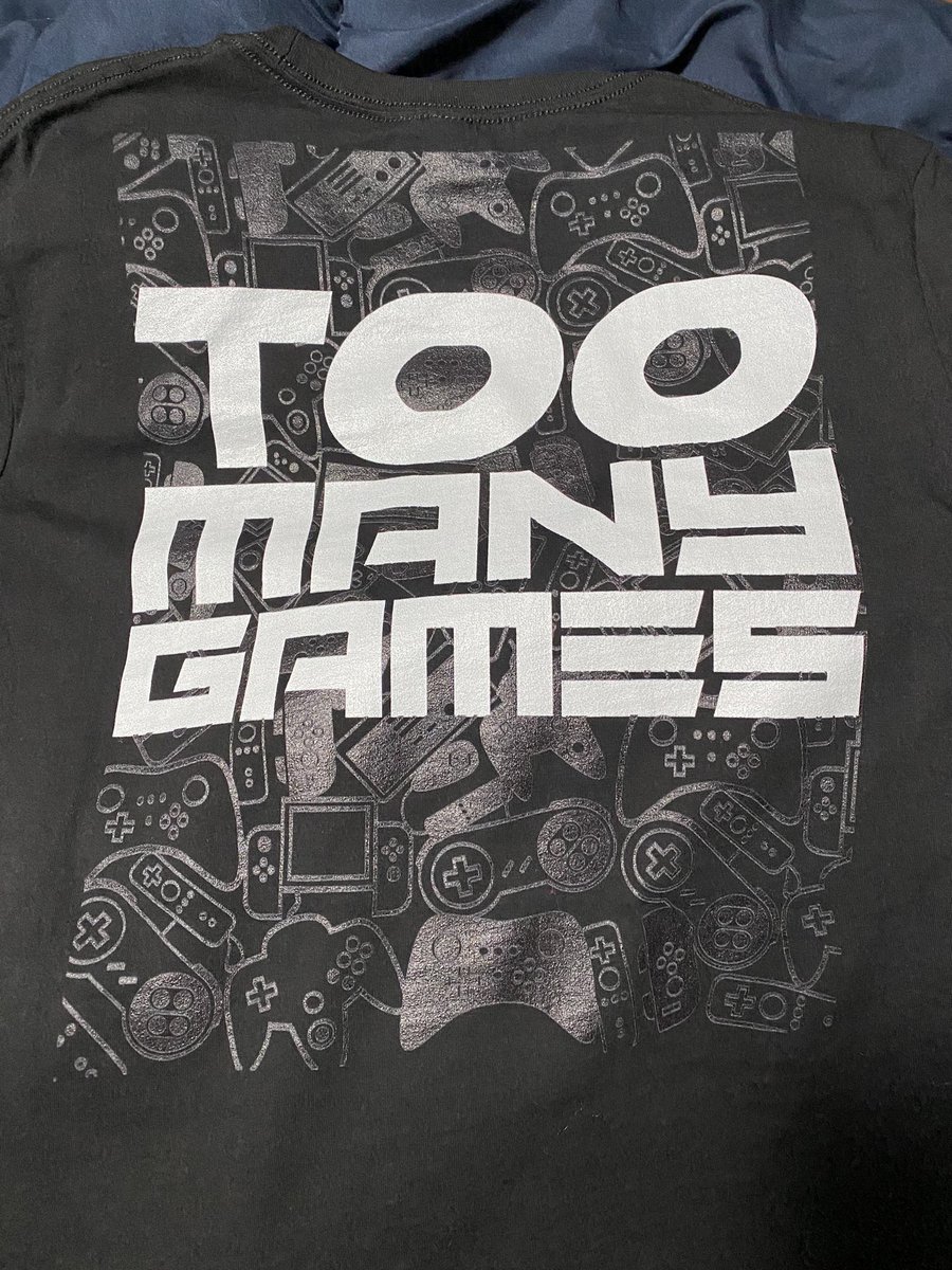 jrblaze's tweet image. Some @Bwana merch arrived today! Very good quality and comfortable. Still waiting on a few more goodies. The Too Many Games line are a limited run so I’m glad I decided to make the purchase. shop.bwana.tv #2manygames #notsponsored