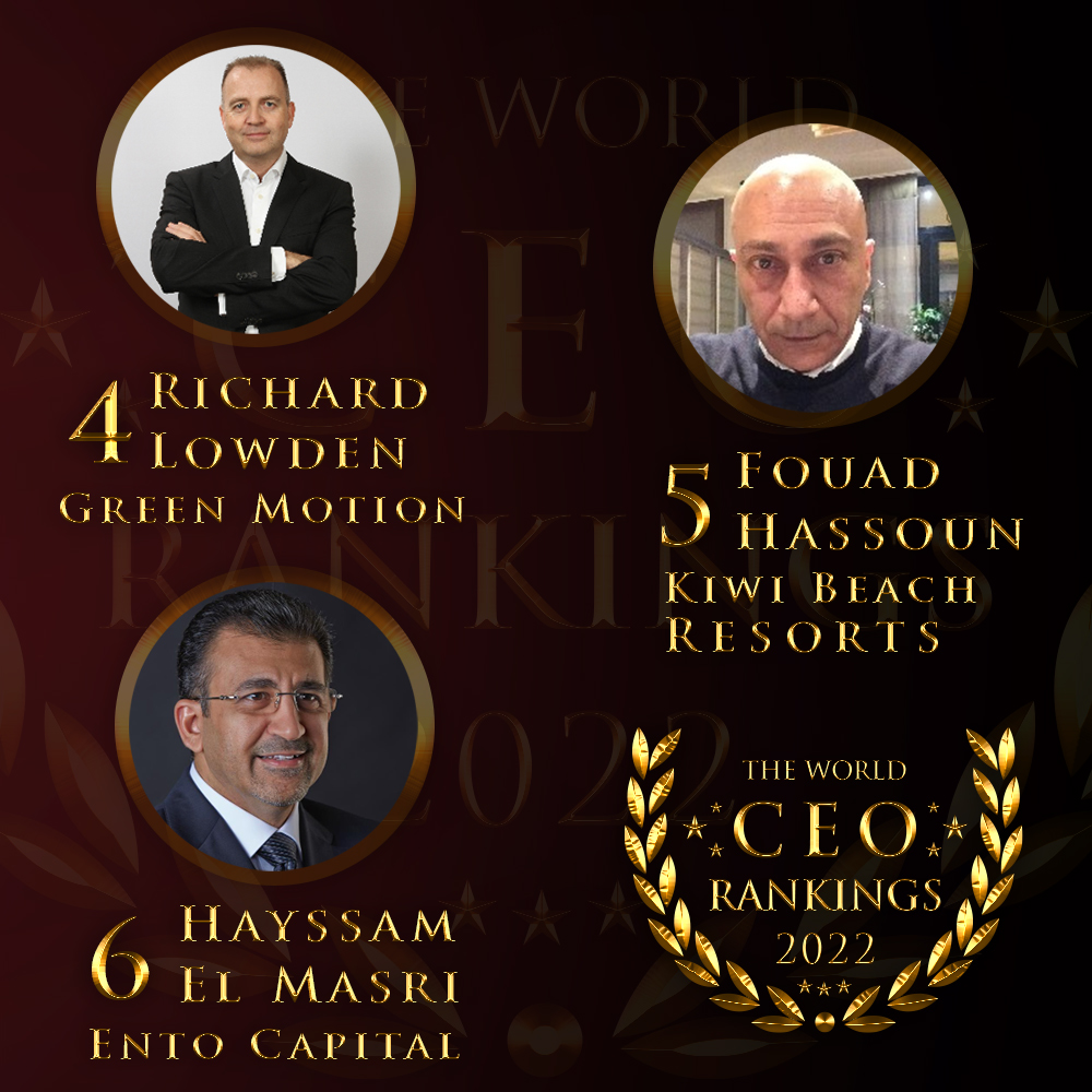 ceorankings's tweet photo. 🏆🎉 WINNERS ANNOUNCEMENT 🎉🏆 The 2022 World CEO of the Year Season 3 is over. 90 voting days, 620 nominees, more than 10K voters, and finally, we have winners! https://t.co/M5cY4q0WRh