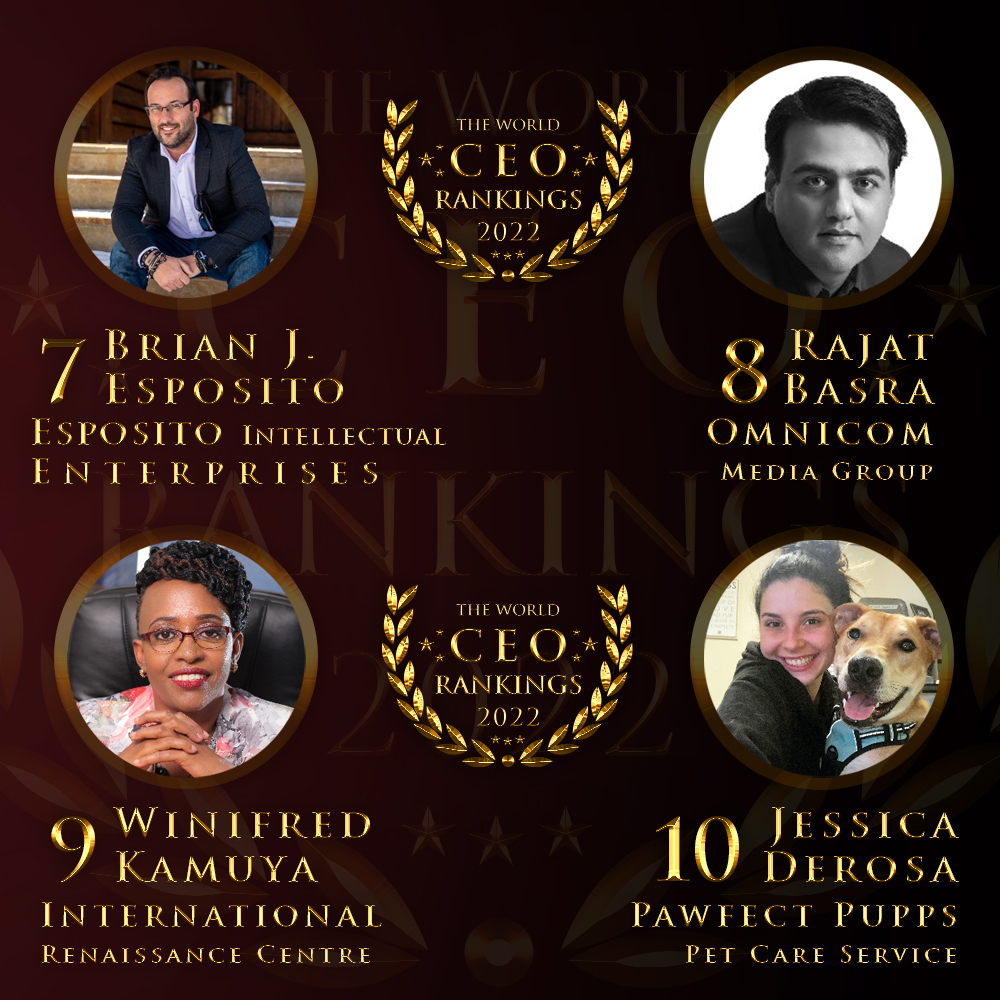 ceorankings's tweet photo. 🏆🎉 WINNERS ANNOUNCEMENT 🎉🏆 The 2022 World CEO of the Year Season 3 is over. 90 voting days, 620 nominees, more than 10K voters, and finally, we have winners! https://t.co/M5cY4q0WRh