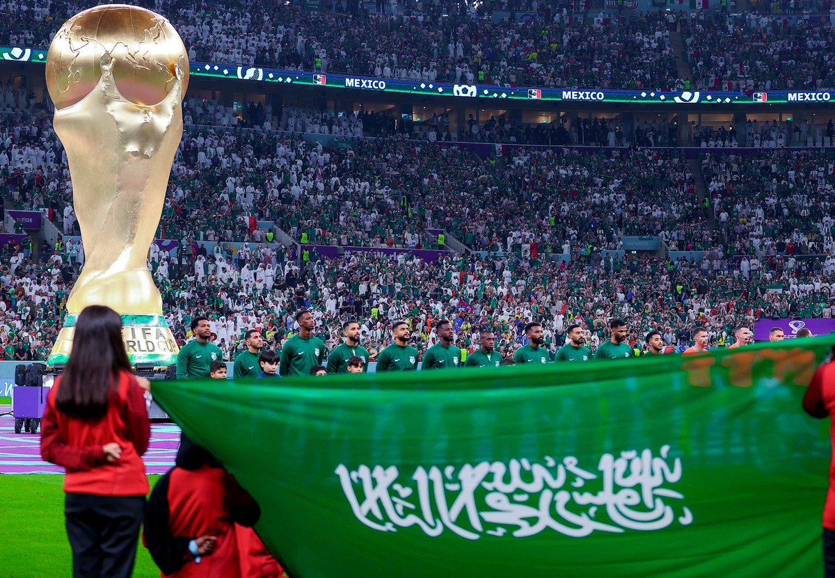 mosgovsa's tweet photo. شكرًا لاعبي منتخبنا .. ماقصرتوا 
وشكرًا لجمهور الأخضر🇸🇦

#قطر2022 https://t.co/9HKXyMFG52