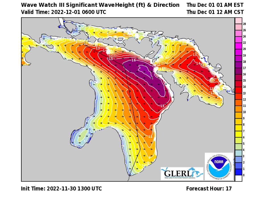 on Twitter "RT NOAA_GLERL Today's high winds across the GreatLakes will lead to some