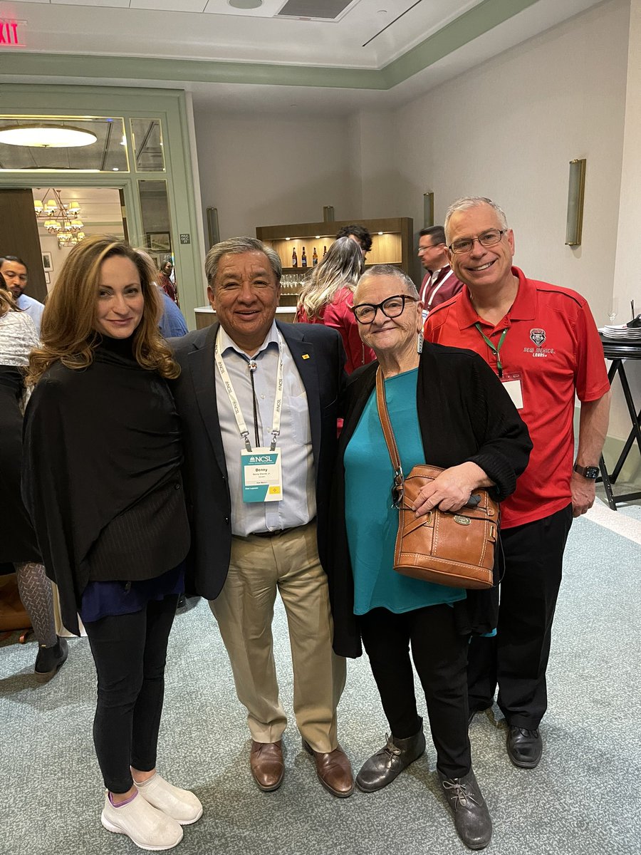 profe_c's tweet photo. .@AFTunion VP & @AFTNM EVP Kathy Chávez never misses a beat to raise issues of importance for school support staff & AFT in general w/ some of the New Mexico legislators attending the #NCNASL & #NHCSL Summits. https://t.co/fPhJrMbB4E
