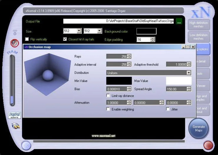 LiamTart's tweet image. Us game artists used to use this software called Xnormal all the time to bake texture maps for models... It looks like something straight out of Deus Ex, or a Winamp skin lol.