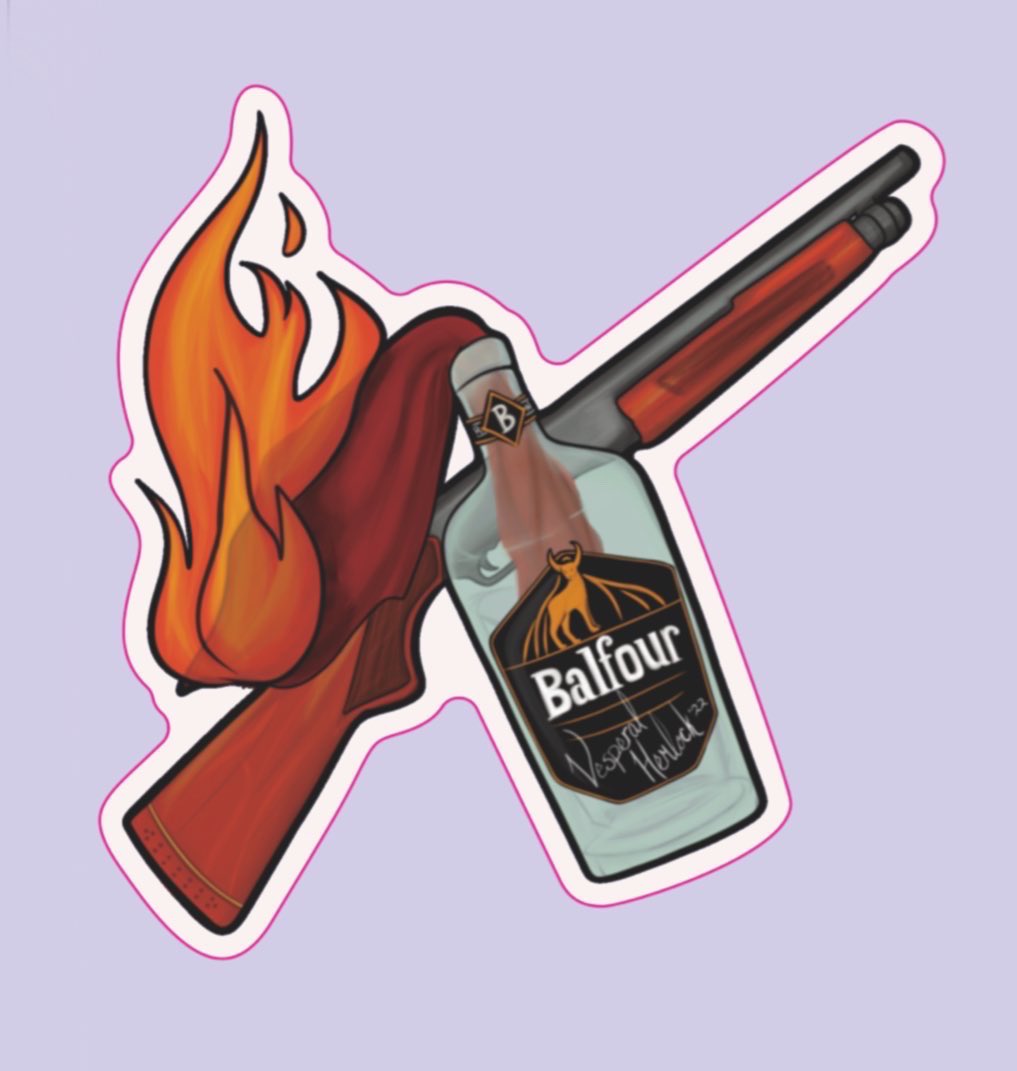 VesperalHemlock's tweet photo. I’ll be vending #fanexponeworleans in January with Just Roommates! These are the #steddie and #ronance sticker designs I just ordered because the brain rot is very real 😅 https://t.co/P2n5A0mPtK