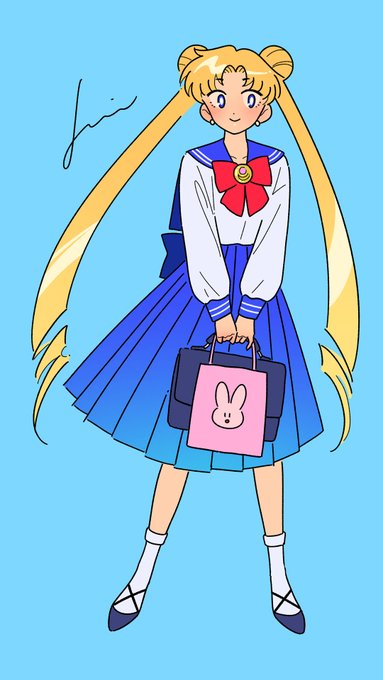 「tsukino usagi blue skirt」Fan Art(Latest)