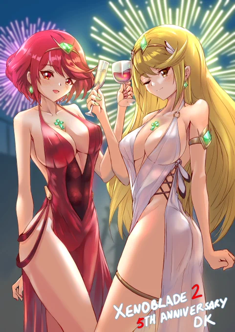 Happy 5th Anniversary Xenoblade Chronicles 2!  #ゼノブレイド2 #Xenoblade2 #Xenoblade2_fes22 
