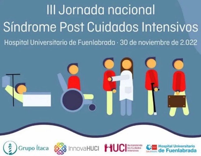 macagalvezh's tweet photo. Un placer coordinar la mesa sobre el Síndrome Post-cuidados Intensivos Familiar #PICS-F #SPCI-F en la #3JPICS Magníficos ponentes, iniciativas y el aprendizaje de escuchar la voz del paciente en primera persona Enhorabuena @grupo_itaca @innovahuci @proyectohuci y H. Fuenlabrada! https://t.co/7XAF1MrGwO