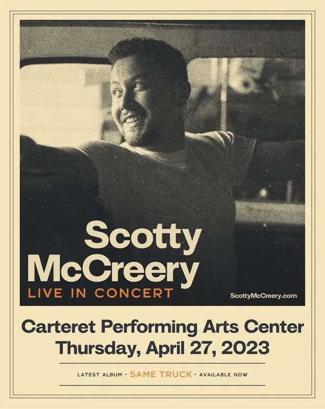 On sale Dec. 2: <a href="/ScottyMcCreery/">Scotty McCreery</a>, April 27 at <a href="/PacCarteret/">Carteret PAC</a>.

njarts.net/24317