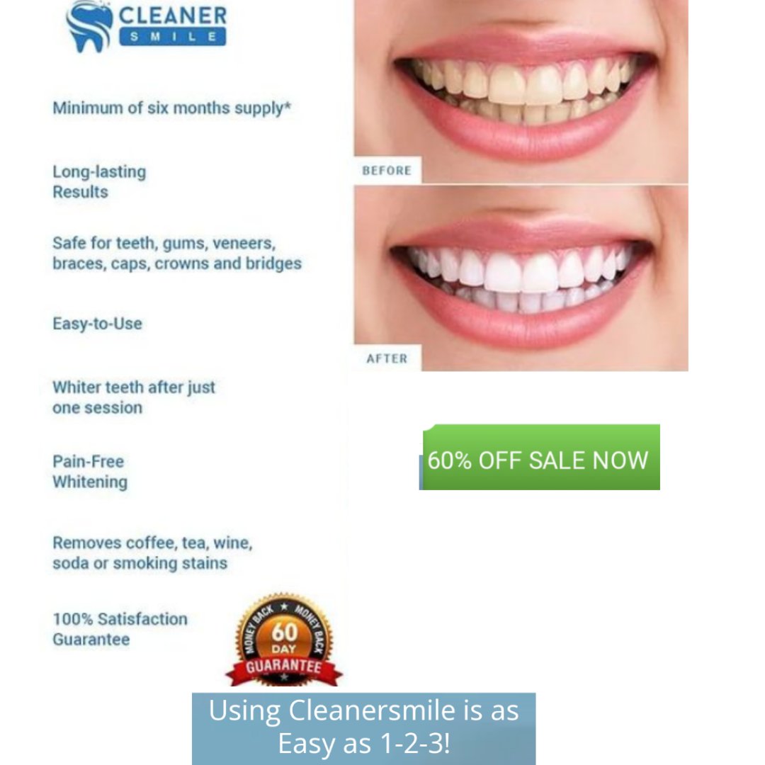 Auralynmind's tweet image. Cleaner smile give you a better results &amp;amp; Make your smile very attractive.
#teethcleaner #smile #cleanersmile #dentalcare 
 
Link- watch my Profile. digistore24.com/redir/431478/p…