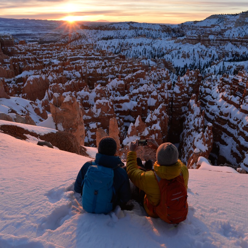 VisitUtah's tweet photo. From carrying the right gear to having some foundational trail knowledge, make sure to check out these tips as you prepare to explore and enjoy Utah in winter conditions. #ForeverMighty
