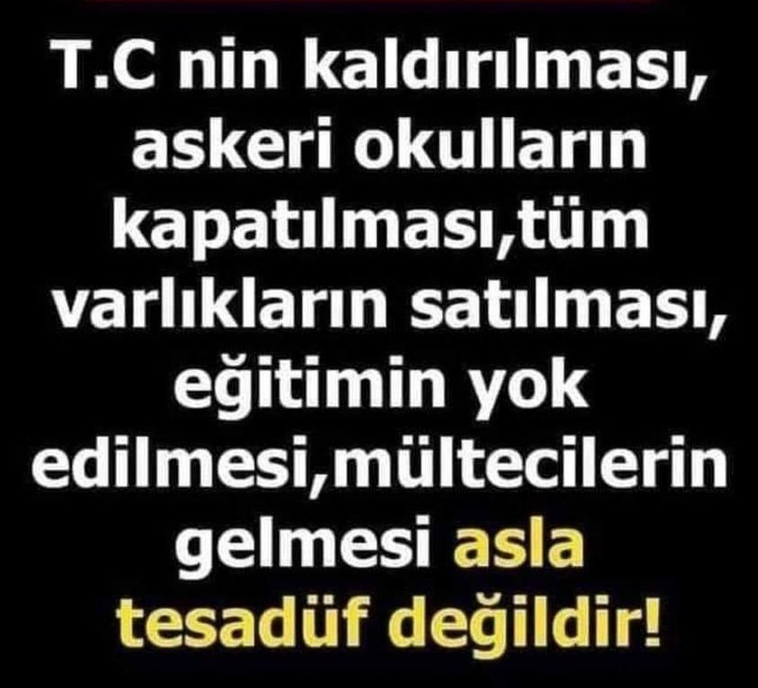 Uyan bee kardeşim!
20 yıllık Uyku yetmedi mi?

#BuKaraAKlanmaz