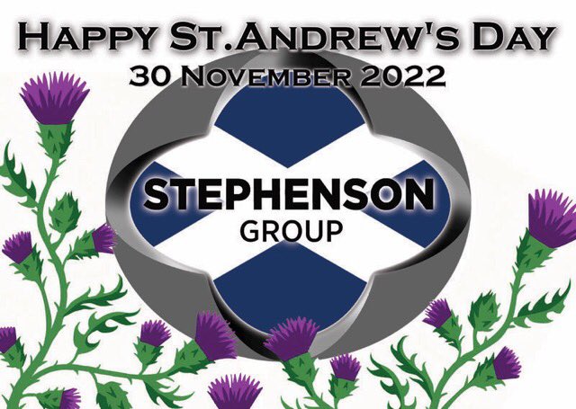 Happy St Andrew's Day! Today is the day for the Scottish to celebrate their patron saint, Saint Andrew 🏴󠁧󠁢󠁳󠁣󠁴󠁿

#standrews #standrewsday #patronsaint #scotland #scottishcelebration #teamstephenson #stephensongroup #oneteam