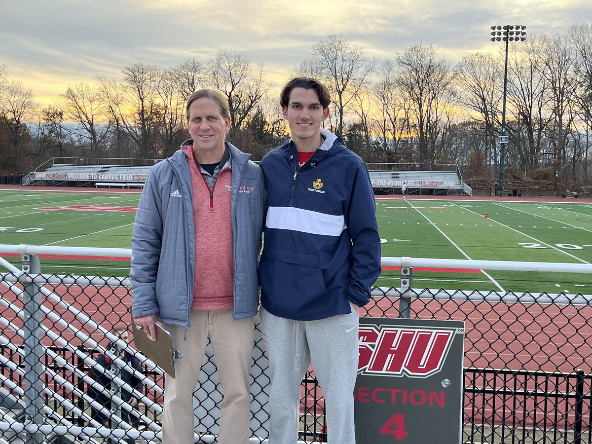 Had a great Official Visit with Sacred Heart Track and Field. Thanks Coach Morrison for having me!