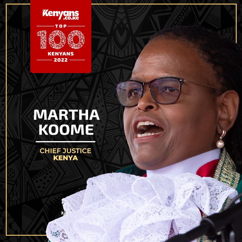 thecampuslady's tweet photo. Another accolade to your never ending success  Congrats Martha Koome #Top100Kenyans2022 @CJMarthaKoome https://t.co/SQDlegJP87