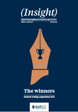 The Winter 2022 issue of Insight magazine is out now featuring the winning entries in this year's SoR Student Writing Competition. Thank you to all who entered and well done to the winners!
#radiography #studentradiographers <a href="/ben_imaging/">Ben Potts</a>
<a href="/niamhsimmonette/">Niamh Simmonette</a> 
sor.org/insight0422