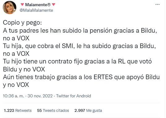 Pechaadereir's tweet photo. Si está absolutamente claro, pero está bien que lo recuerden. Espero que se tenga bien en cuenta en las municipales. Esta vez ya no es necesario engañar 20 veces https://t.co/m11PNRZyIg