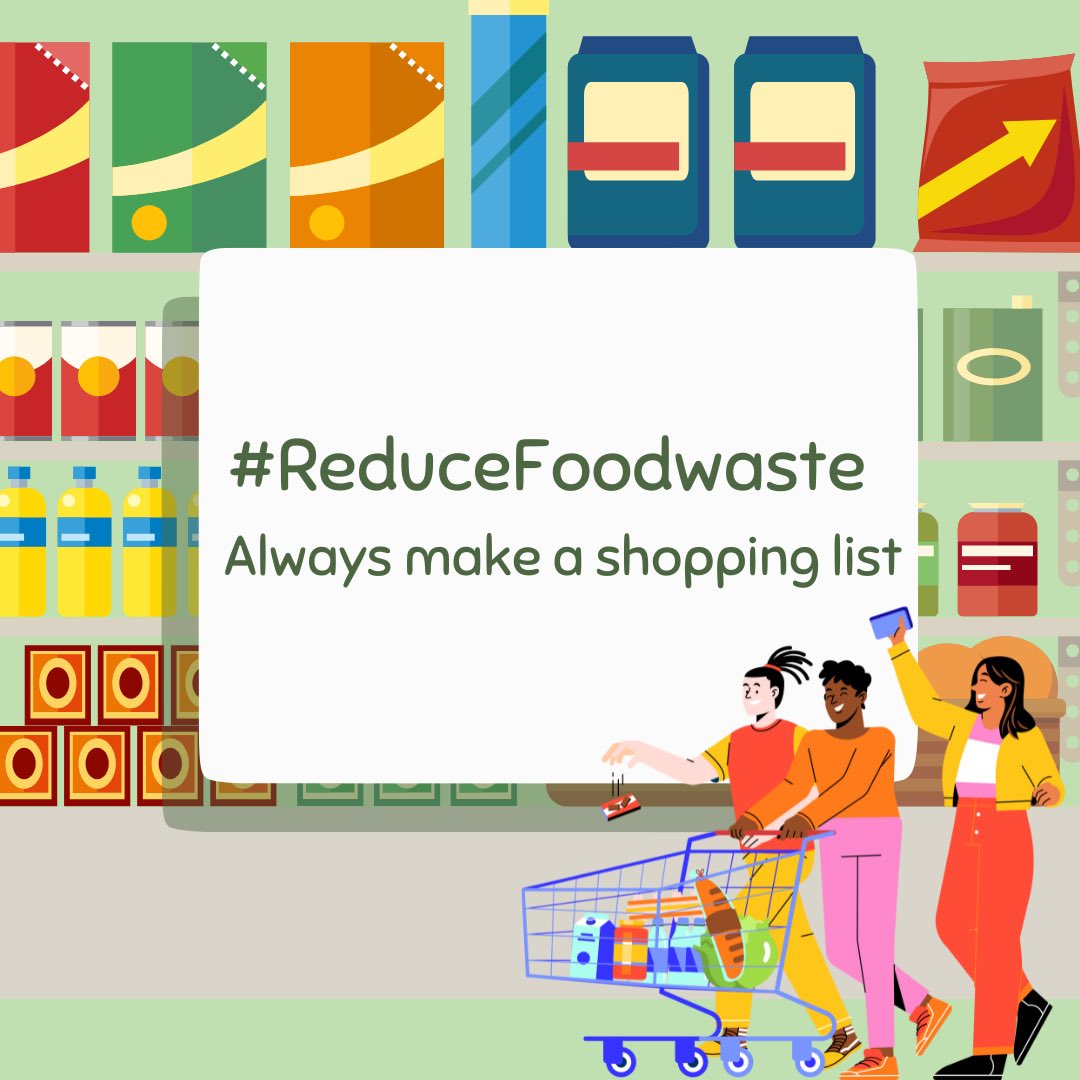 transvertotech's tweet photo. #foodwastetips : Taking an inventory of the food in the house and making a grocery list before going to the store might help you avoid purchasing unnecessary foods and cut back on potential waste.

#foodwastewarriors #foodwasteactionweek #reduce #reducereuserecycle #leftovers https://t.co/QfvAK1NJAE