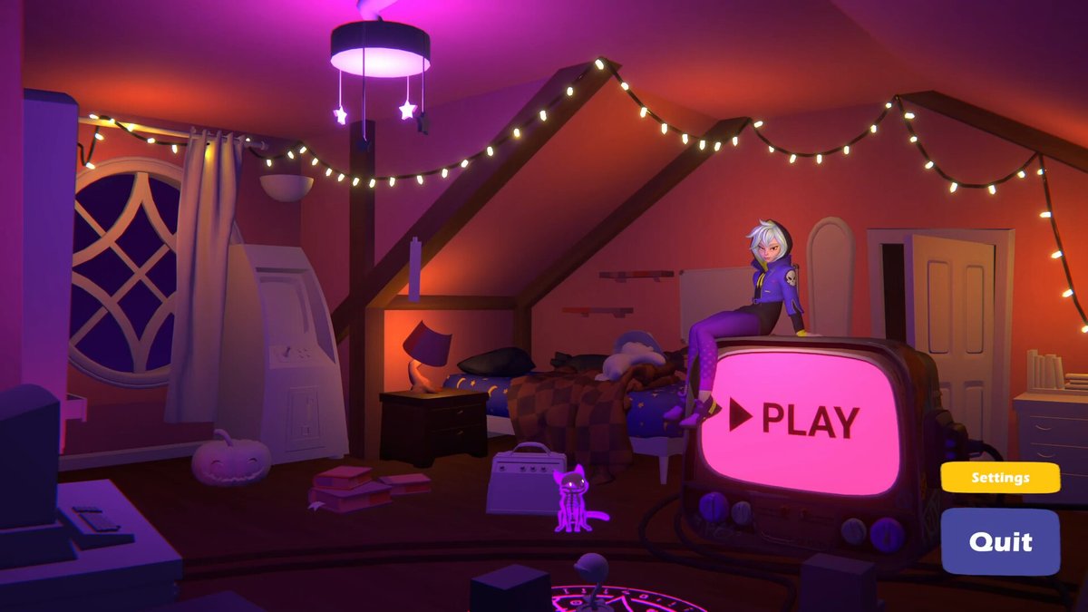 snapfingerclick's tweet photo. Hey, it's #WishlistWednesday already! 🔥
Check out this behind the scenes concept art ✏ and the WIP 3D versions of B's house and bedroom in our upcoming puzzle party game #Befuddle!
👉Steam Page Wishlisting: https://t.co/cEaoDDf1LV
#madewithunity #indiedev #gamedev #steam https://t.co/fVpgdeL6kq