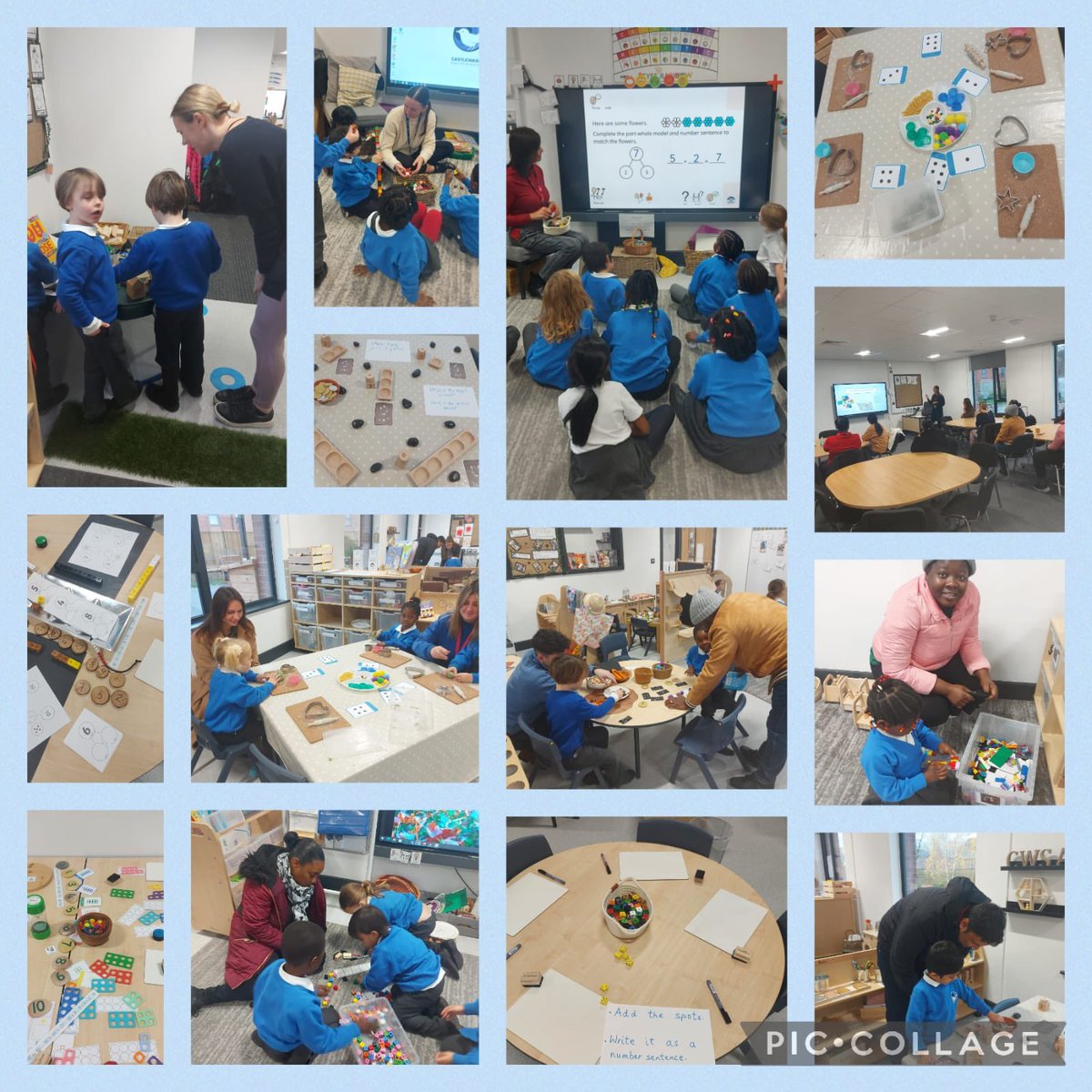 This morning we hosted a maths workshop, sharing with parents and carers how we teach maths. We loved having our parents in class learning along side us.