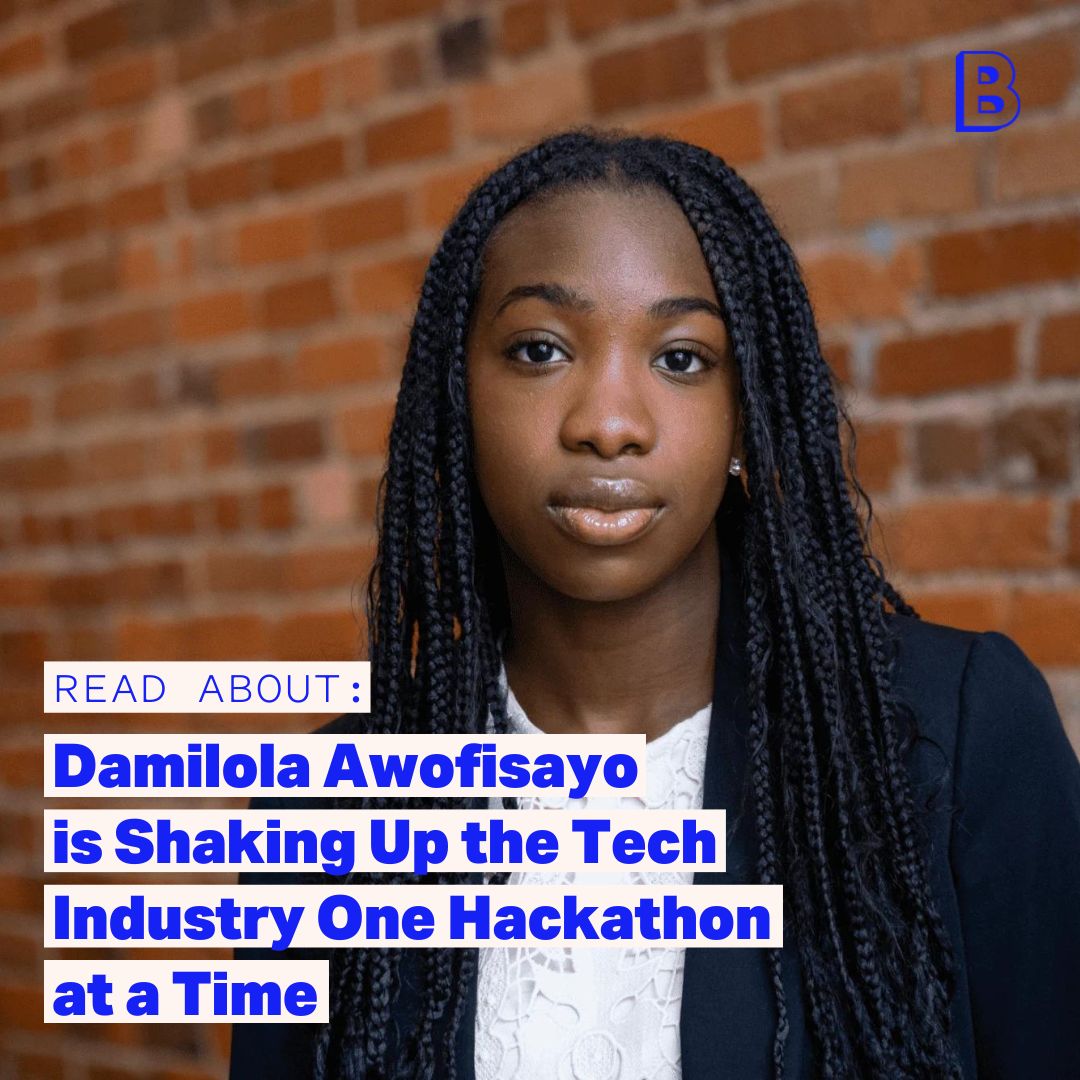 builtbygirls's tweet photo. 18 year old Damilola Awofisayo is the founder of TecHacks, an all-female and non-binary student virtual hackathon with multiple levels of computer science skills to solve problems by creating apps, software, websites, and other programs. 🤯 https://t.co/zPzXn7WlbW https://t.co/dMCgs2PMen