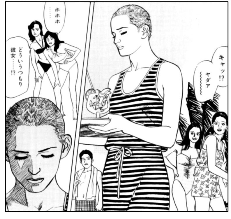 OMNIkami0's tweet photo. There are more headshave scene back then https://t.co/F1QIsOMaZa