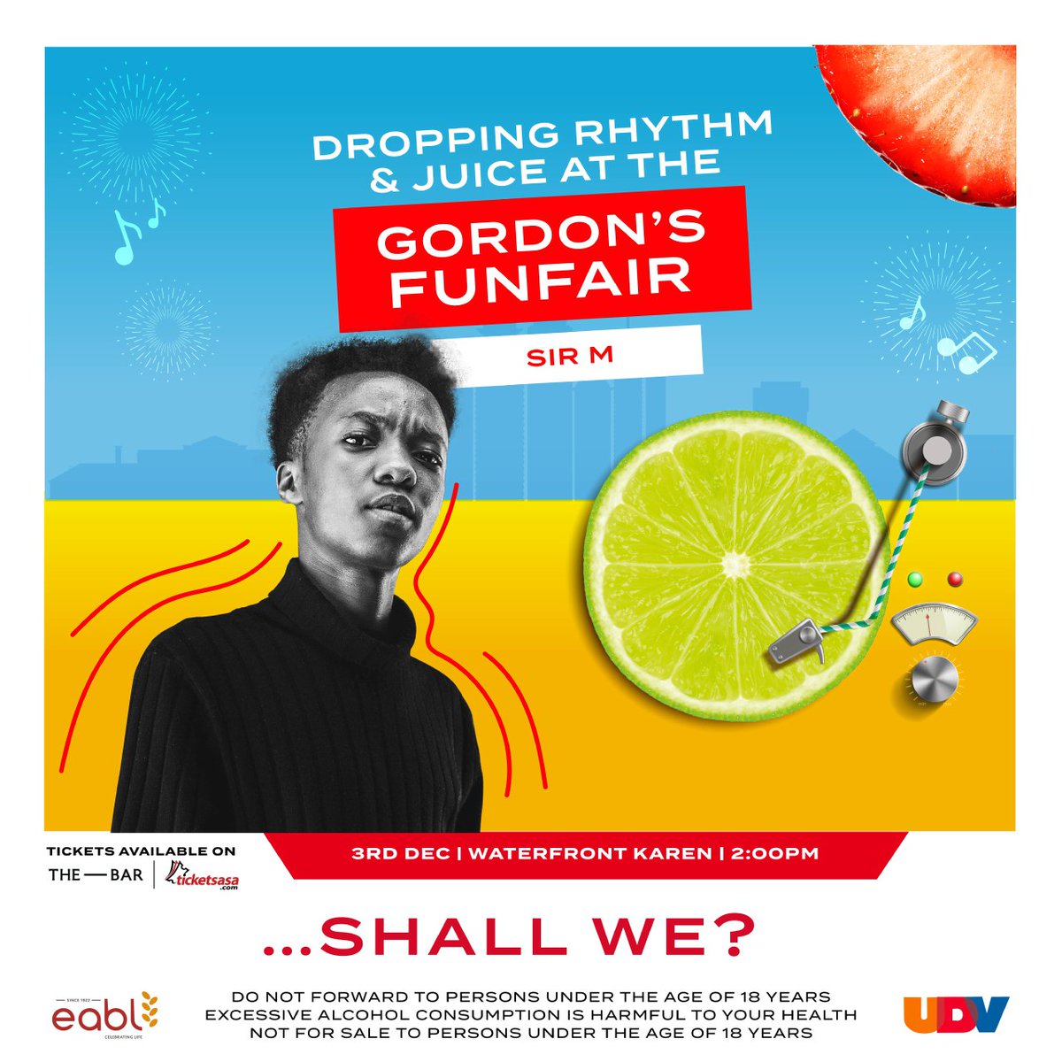 I'm absolutely GASSED to be performing this Saturday at the Karen Waterfront for the Gordon's Fun Fair 🔥 this will be lively for sure. 

View the poster to learn how you can purchase your tickets. See you all! 

#ShallWe #WhatsYourFlavor