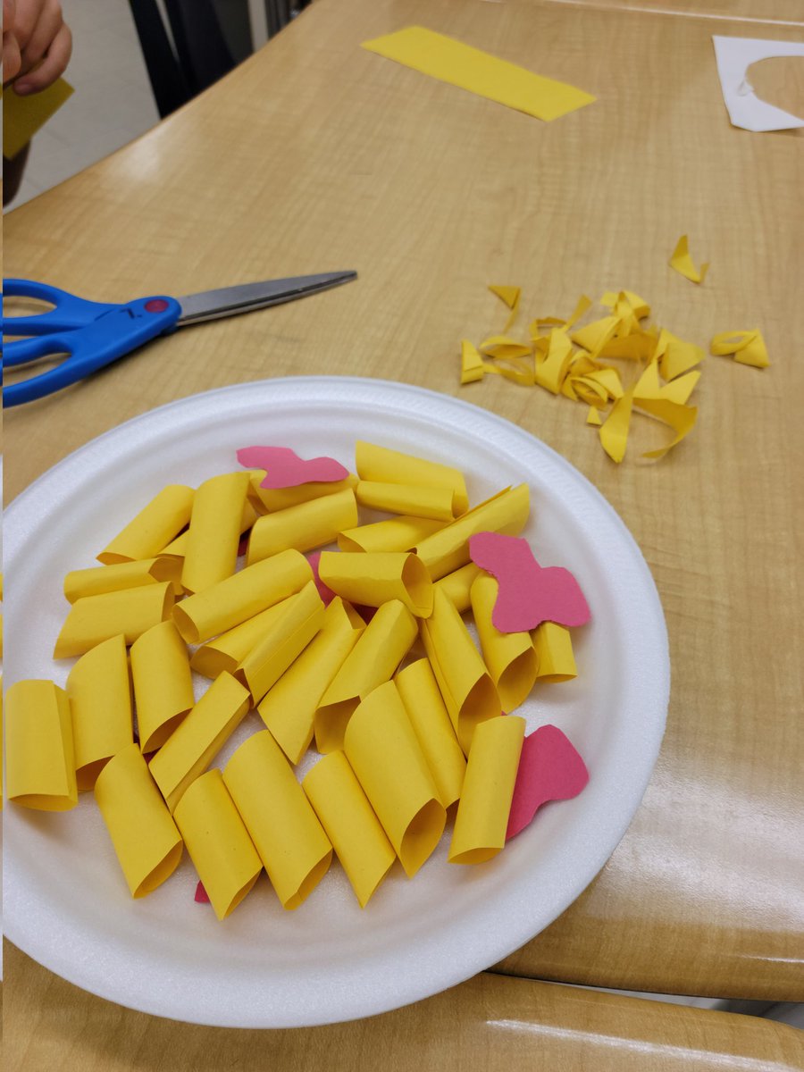 MsCook5_6's tweet photo. This art is making me hungry! #PaperSculpture #ArtsAreImportant @ctrwrdsb @wrdsb https://t.co/1U63g4vkYF