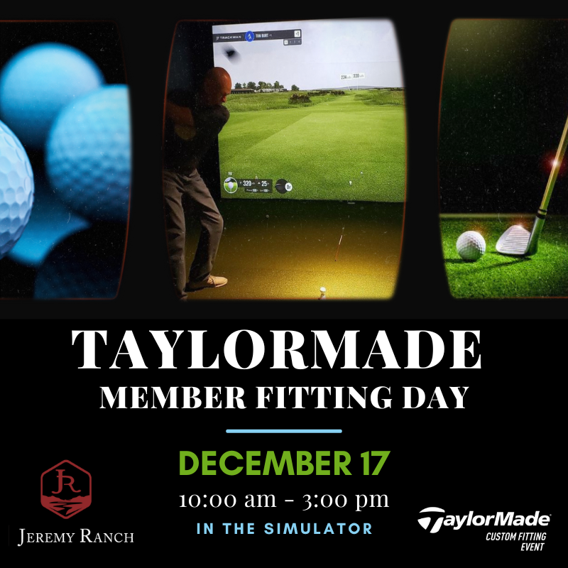 Please join us inside on the simulator for our TaylorMade Member Fitting Day! 🏌️

 #JRGCC #JR365 #LUGolf