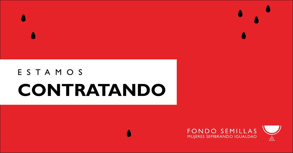¿Quieres formar parte del equipo de <a href="/FondoSemillas/">Fondo Semillas</a>?
Buscamos Coordinador(x) de programas.🍉
Consulta las bases y participa antes del 9 de diciembre. 
👇🏽👇🏽
bit.ly/3XoOzUu