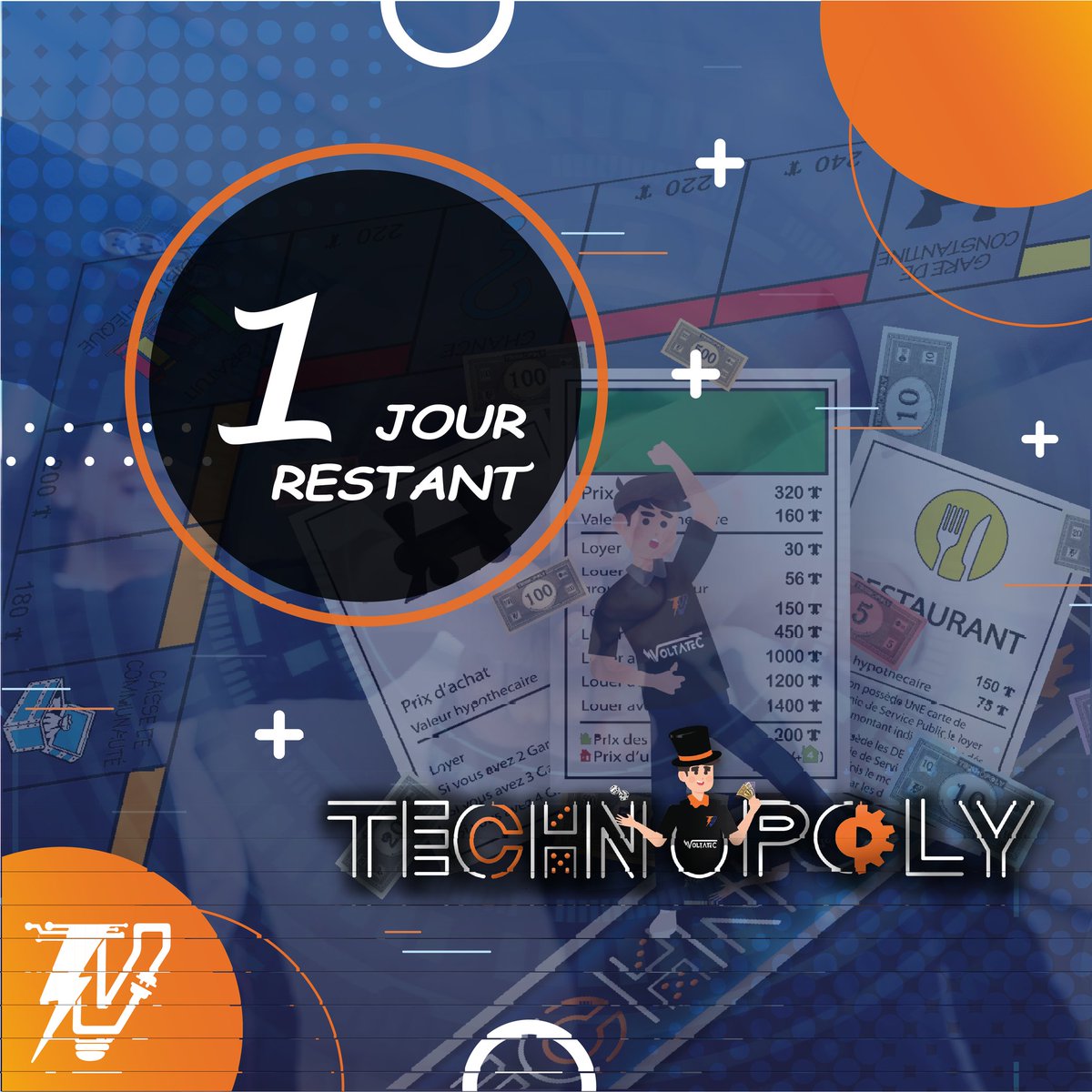 Volta_tec's tweet photo. 01 jour restant... 

VoltTec club.
#voltatec
#esgee #games #event #events #eventplanning #fun #oran #algeria #eventorganizer #show #follow #entertainment #eventmanagement #business #eventing #eventmanagement #leadership https://t.co/9QN0W6PrGn