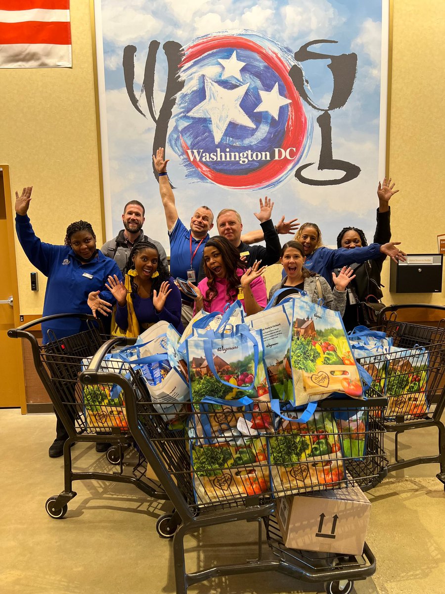 DCHumanServ's tweet photo. .@DCHumanServ thanks @Wegmans and @dcck for their generous support of District residents this holiday season. With their help, we were able to provide @DCHumanServ Youth Division families with wholesome Thanksgiving meals complete with turkey and trimmings! https://t.co/qJW52hGwsP