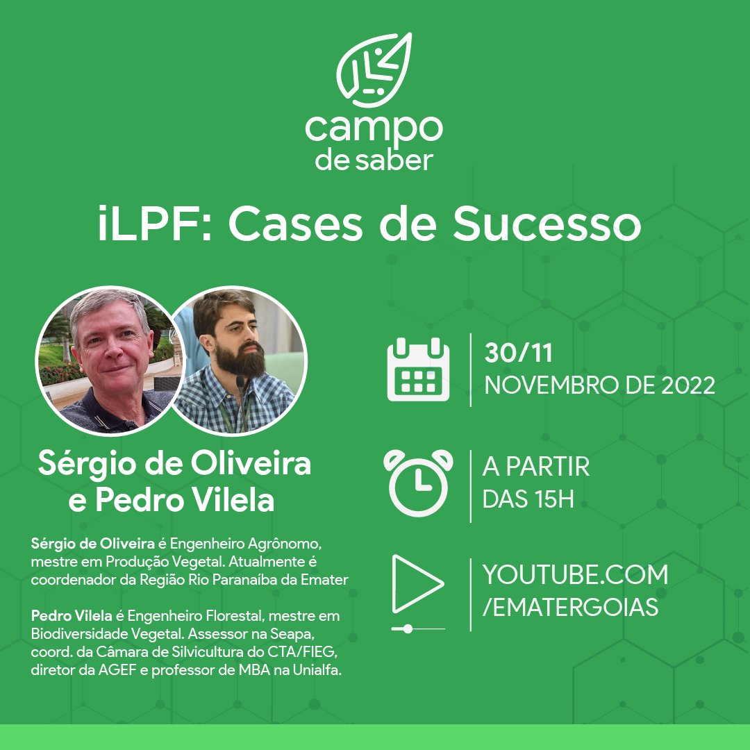 ematergoias's tweet photo. No #CampoDeSaber de hoje vamos aprender um pouco mais sobre integração lavoura-pecuária-floresta (iLPF) e ver alguns cases de sucesso. Tão esperando o que?

https://t.co/0vR7TAUNp0 https://t.co/IJA8eqR7Vf