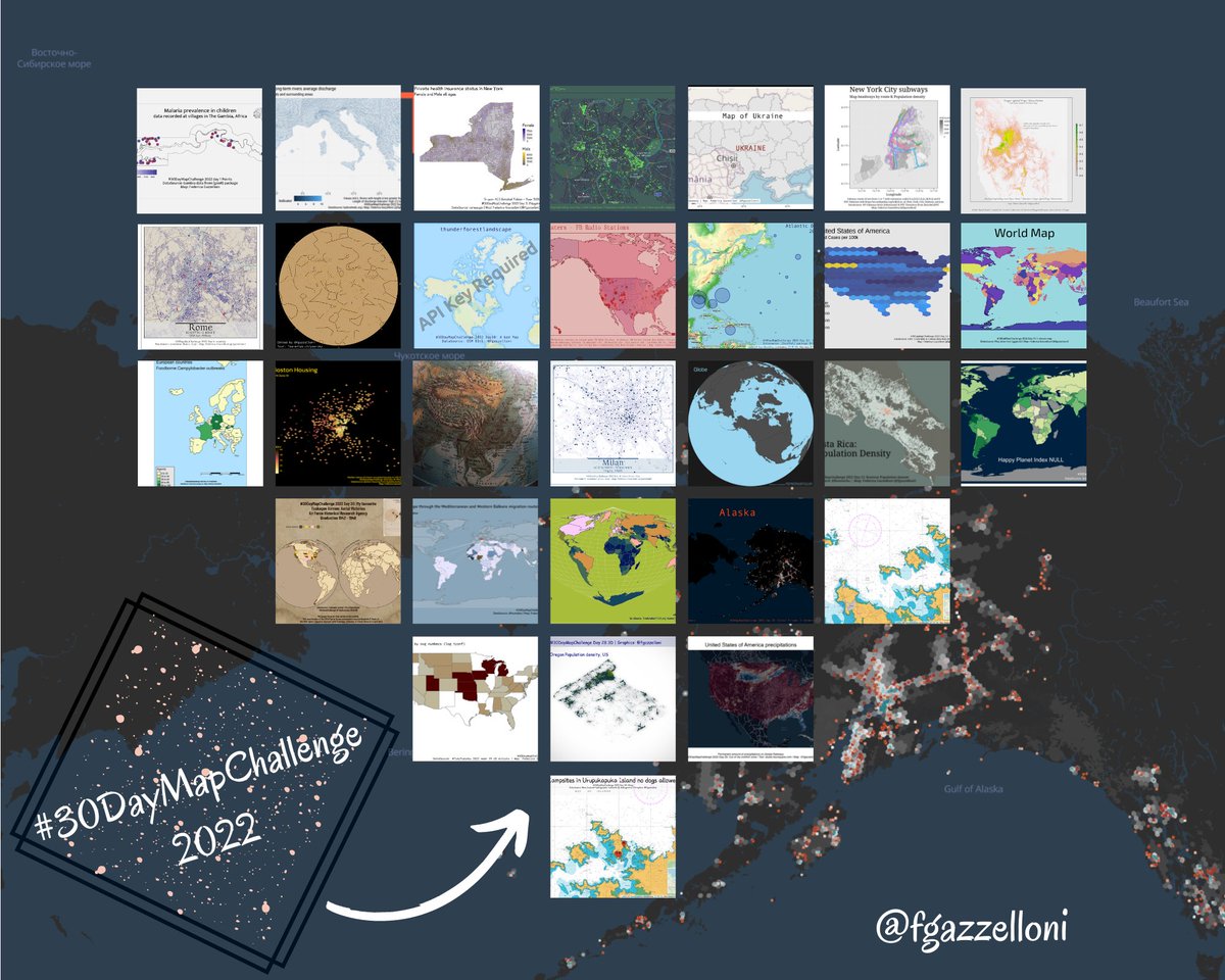 FGazzelloni's tweet photo. #30DayMapChallenge 2022 collage, full images resolution & code here: https://t.co/0yH8xEmiDs
#30DayMapChallenge #spatials #rspatials 👷♀️ https://t.co/kL4cefBsrV