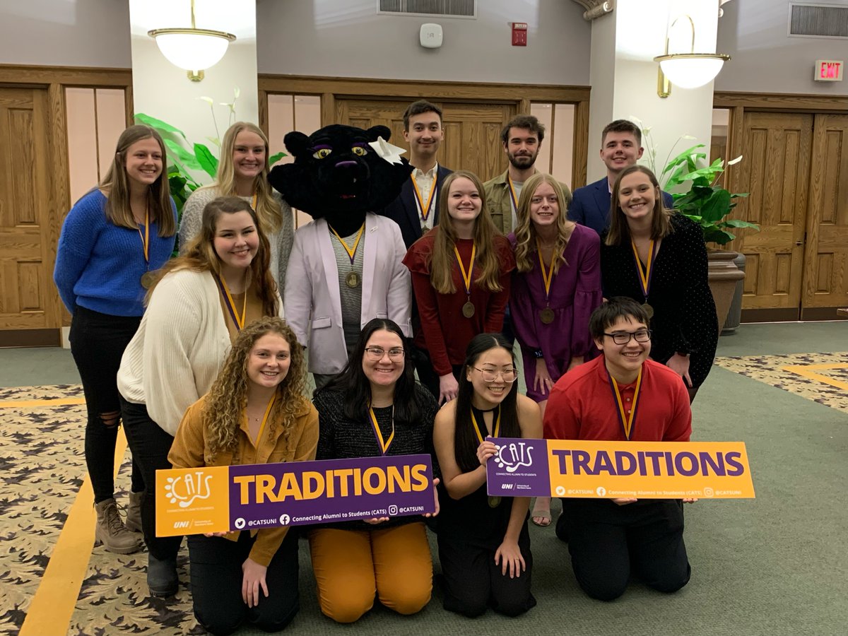 UNI Alumni (@uni_alumni) on Twitter photo Congrats to this semester's Traditions Keepers! Thanks for keeping UNI traditions alive on our campus. 💜
— with <a href="/CatsUNI/">CATS Organization</a> Congrats to this semester's Traditions Keepers! Thanks for keeping UNI traditions alive on our campus. 💜
— with <a href="/CatsUNI/">CATS Organization</a>
